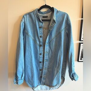 Nasty Gal Denim Shirt